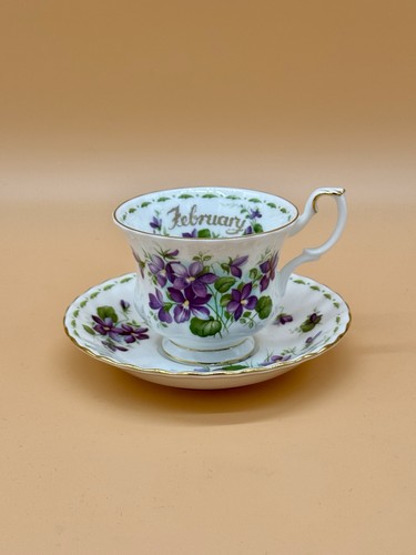Royal albert february violets - february,